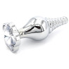 Generique Plug Bijou Leaf 7 x 2.7cm Transparent